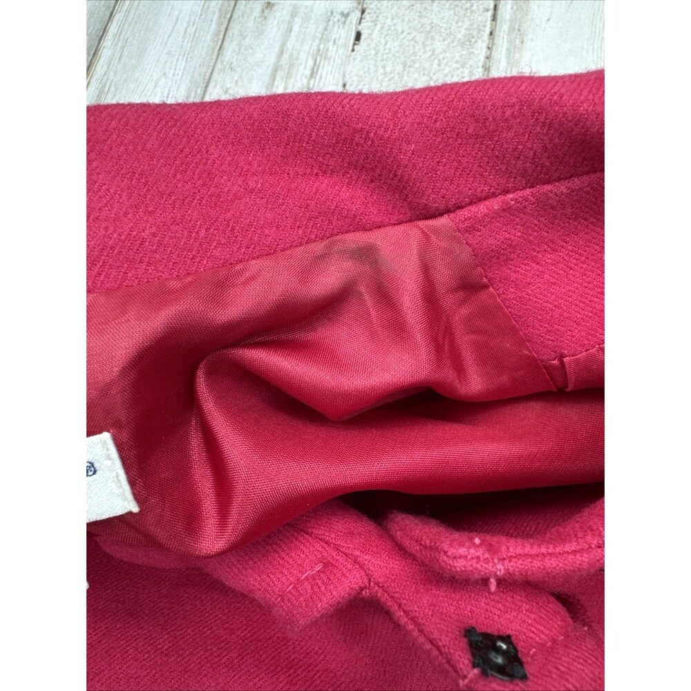 Pendleton Wool Blazer Coat Sz 12 Pink Corpcore Office Quiet Luxury Vintage - Picture 11 of 13